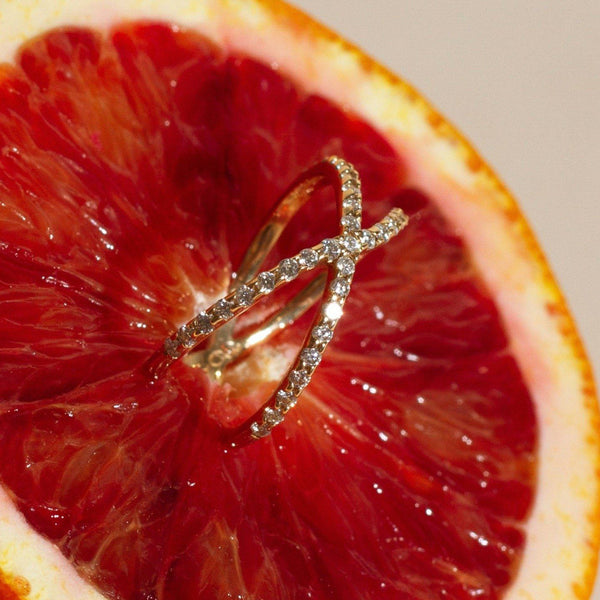 Diamond X Ring