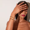 Classic Gold Hinged Bracelet
