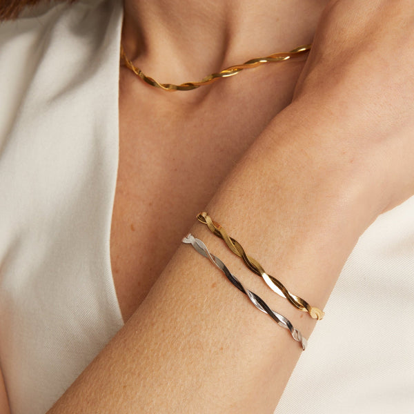 Herringbone Twist Bracelet
