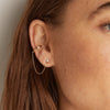 Aurate x Frye: Lab Grown Diamond Stud and Ear Cuff