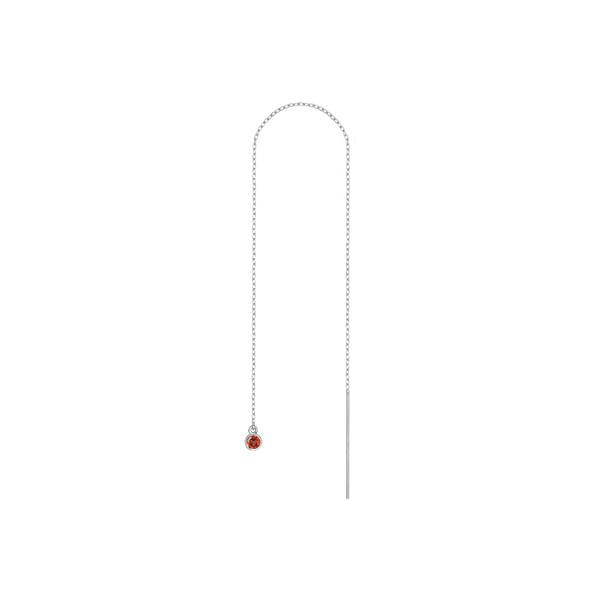 Birthstone Ear Chain Threader (Pair)