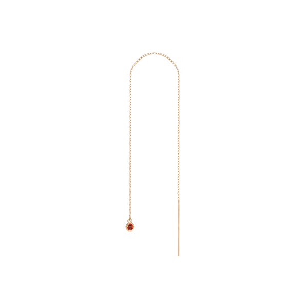 Birthstone Ear Chain Threader (Pair)