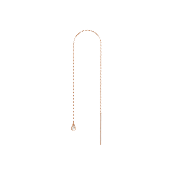 Birthstone Ear Chain Threader (Pair)