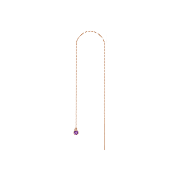 Birthstone Ear Chain Threader