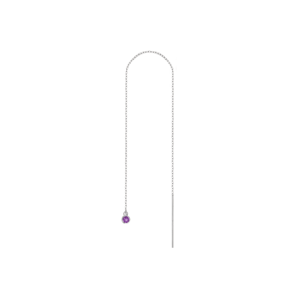 Birthstone Ear Chain Threader