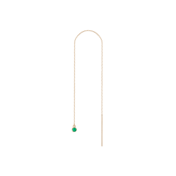 Birthstone Ear Chain Threader