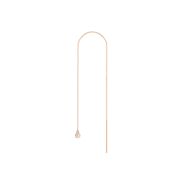 Birthstone Ear Chain Threader (Pair)