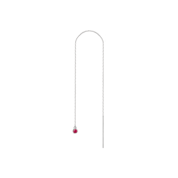 Birthstone Ear Chain Threader