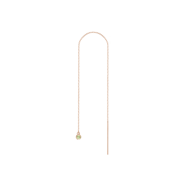 Birthstone Ear Chain Threader (Pair)