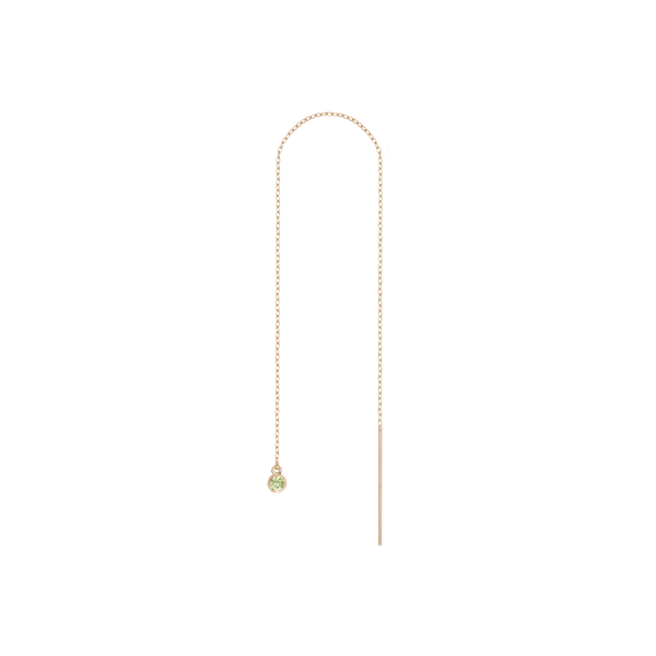 Birthstone Ear Chain Threader (Pair)