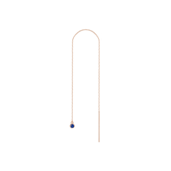 Birthstone Ear Chain Threader (Pair)