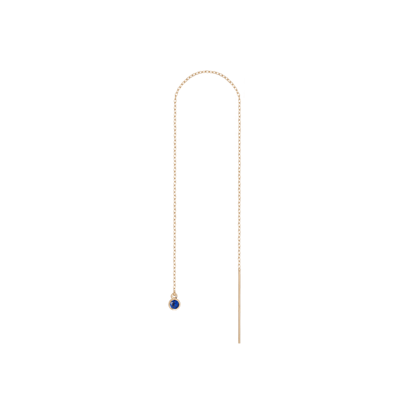 Birthstone Ear Chain Threader (Pair)