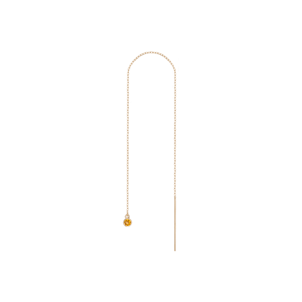 Birthstone Ear Chain Threader (Pair)