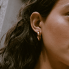 Medium Chunky Hinged Hoop Earrings