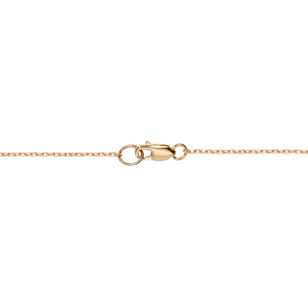 Diamond Bezel Evil Eye Necklace