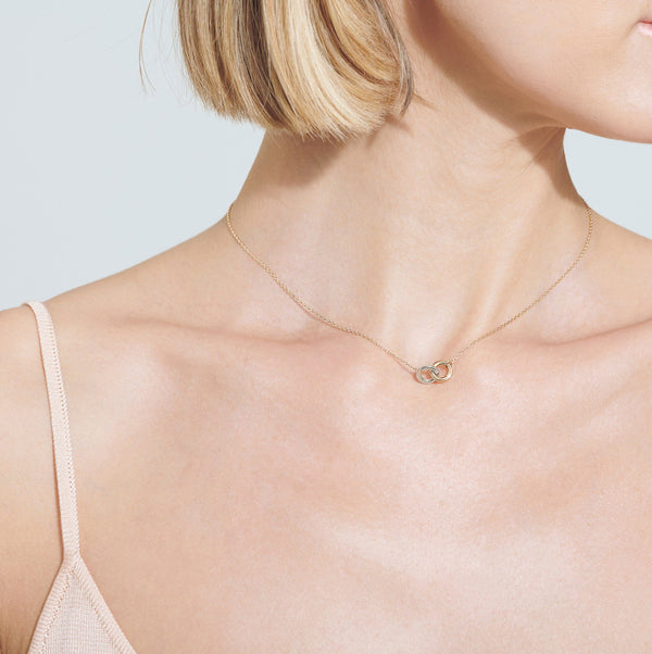 Two-Tone Connection Necklace