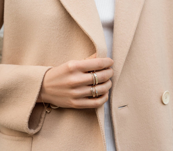 Diamond Brooklyn Bridge Ring