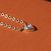 XL Lab Grown Diamond Pear Bezel Necklace