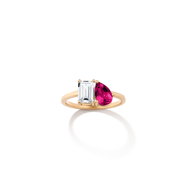 Toi et Moi Gemstone Classic Ring