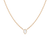 XL Lab Grown Diamond Pear Bezel Necklace