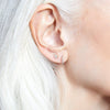 XL Lab Grown Diamond Pear Bezel Stud Earrings
