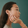 Medium Chunky Hinged Hoop Earrings