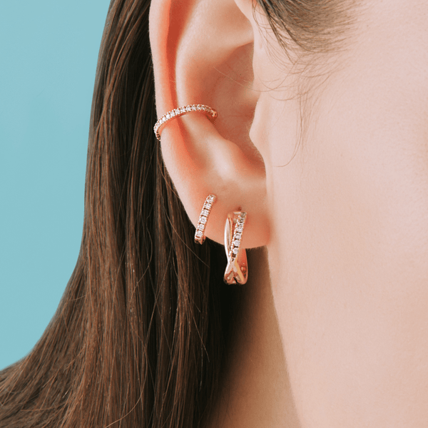 Mini Ear Cuff with Diamonds