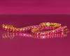 Lab Grown Red Ruby Tennis Bracelet