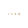 Gold Ball Studs 4mm