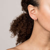 Skinny Gold Hinged Huggie Earrings
