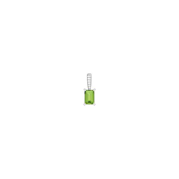 Birthstone Baguette Pendant