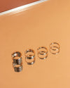 Gold Hinged Huggie Earrings