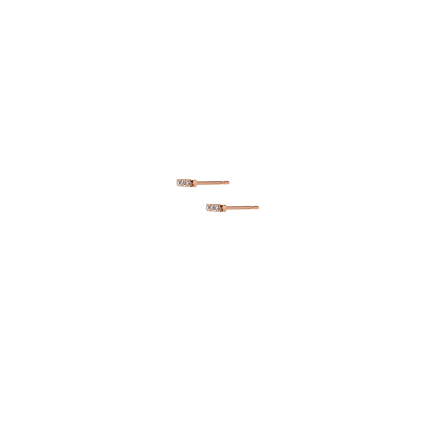 Mini Diamond Bar Earring
