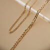Medium Gold Figaro Chain Necklace