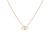 Diamond Bezel Evil Eye Necklace