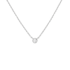 Medium Diamond Bezel Necklace