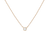 Medium Diamond Bezel Necklace