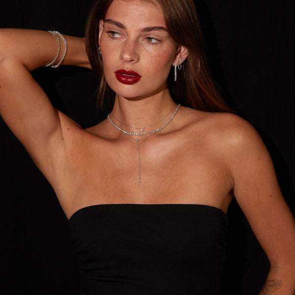 Lab Grown Diamond Bezel Lariat