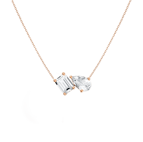 Toi et Moi Gemstone Heirloom Necklace