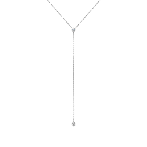 Lab Grown Diamond Bezel Lariat