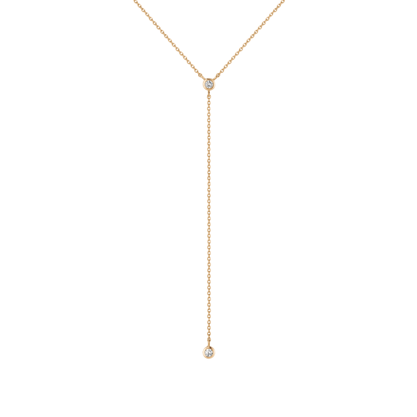 Lab Grown Diamond Bezel Lariat
