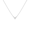 Medium Lab Grown Diamond Bezel Necklace