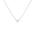 Medium Lab Grown Diamond Bezel Necklace
