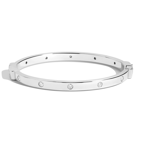 Lab Grown Diamond Station Cuff Bracelet