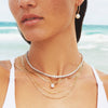 Three-Prong Graduated Tennis Necklace