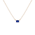 Birthstone Baguette Necklace