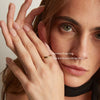 Diamond Brooklyn Bridge Ring