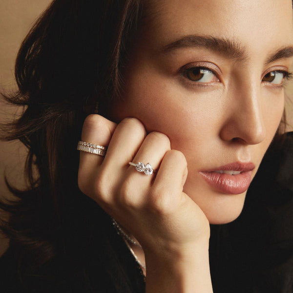 Lab Grown Diamond Toi et Moi Ring