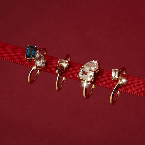 Toi et Moi Gemstone Heirloom Ring