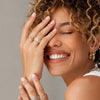 Medium Chunky Hinged Hoop Earrings